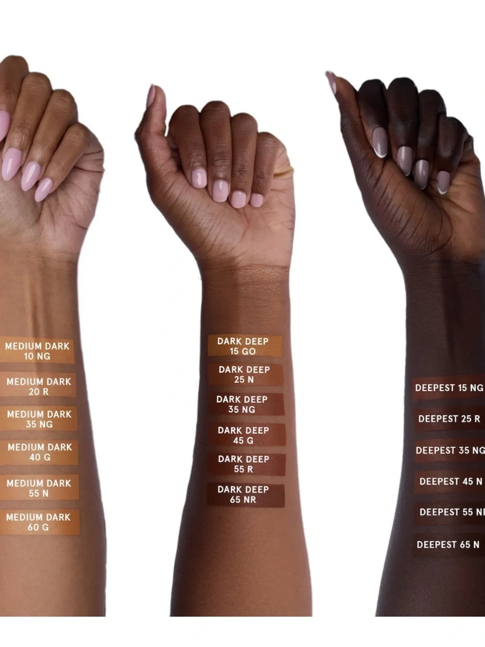 NIB. Liquid Foundation, full coverage by O/S. Dark Deep 55 R shade.